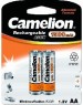 Элементы питания CAMELION (3510) AA-1500MAH NI-MH BL-2 (NH-AA1500BP2, аккумулятор,1.2В)