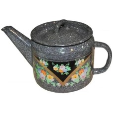 Чайник ЛЫСЬВА 2707/4РкЭ Красава эмал 1,0л с рис