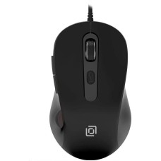Мышь OKLICK Мышь Оклик 211M черный оптическая 2400dpi USB для ноутбука 6but