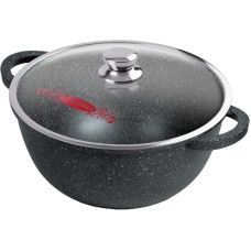 Казан ГОРНИЦА Кн4302аг а/пр литой 8,0л стекл/кр Гранит