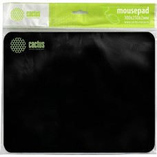 Коврик для мыши CACTUS Коврик для мыши Black черный, ткань, 300х250х2мм [cs-mp-p01m]