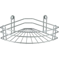 РОССИЯ RUS-385023-1 Zn Полка для ванной 1-ярусная угловая