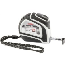 Рулетка MATRIX Рулетка Autostop,3 м х 16 мм,двухкомпонентный корпус,автоматическая фиксация,Pro 32550