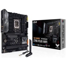 Материнская плата ASUS Материнская плата TUF GAMING Z790-PLUS WIFI LGA1700 ATX 4xDDR5 2xPCIEx16 PCIEx4 2xPCIEx1 4xM.2 2xUSB-C DP HDMI 2.5GLAN Wi-Fi 6Е