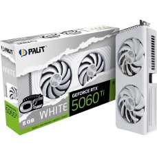Видеокарта PALIT Видеокарта RTX5060Ti WHITE OC 8GB GDDR7 128bit 3xDP HDMI 2FAN RTL