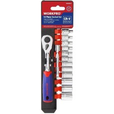 Набор головок WORKPRO Набор головок WP202556, 14 предметов