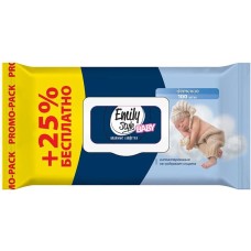 Салфетки влажные MASTER FRESH С0008179 Emily Style ЛАЙТ влажные салфетки ДЕТСКИЕ гипоаллергенные без отдушки с крышкой 0+