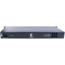 CABEUS Блок распределения питания PDU-8P-2IEC гор.размещ. 8xSchuko 10A C14 2м