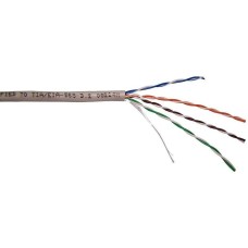 LANMASTER Кабель информационный TWT-5EUTP-LSZH кат.5E UTP 4 пары 24AWG LSZH внутренний 305м белый