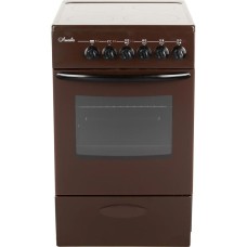 ЛЫСЬВА Плита Электрическая EF4011MK00 коричневый стеклокерамика (без крышки)