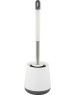 САНАКС - Ёрш для унитаза напольный, корпус из АБС пластика, с силиконовой щёткой, цвет БЕЛЫЙ. 825