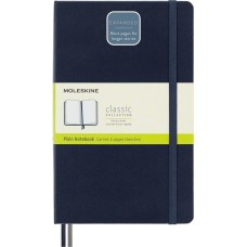 MOLESKINE Блокнот CLASSIC EXPENDED QP062EXPB20 Large 130х210мм 400стр. нелинованный твердая обложка синий сапфир