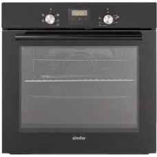 SIMFER Духовой шкаф электрический B6EB56001, 58л, дверца с 2 стеклами, черный