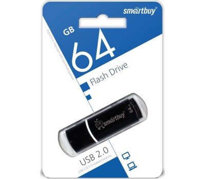 USB флеш SMARTBUY (SB64GBCRW-K) 64GB CROWN BLACK
