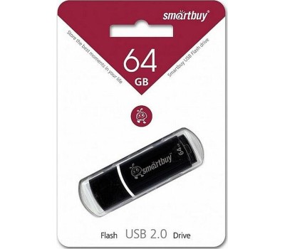 USB флеш SMARTBUY (SB64GBCRW-K) 64GB CROWN BLACK