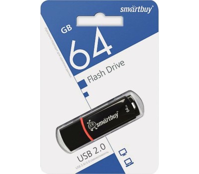 USB флеш SMARTBUY (SB64GBCRW-K) 64GB CROWN BLACK