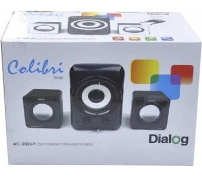 Компьютерная акустика DIALOG AC-202UP черный