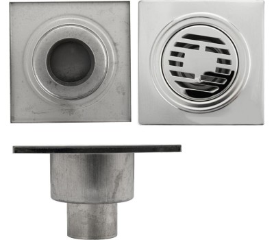 Трап САНАКС 00022 Трап из нержавеющей стали 150х150 вертикальный (2)