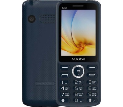 Телефон мобильный MAXVI K15N Blue (2 SIM)