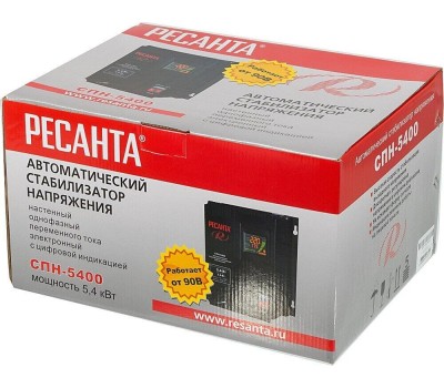 Стабилизатор напряжения РЕСАНТА СПН-5400