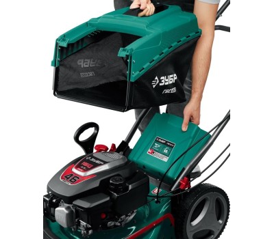 Газонокосилка бензиновая ЗУБР ГБС-460 150см3, 460мм, самоходная