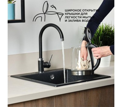 Чайник электрический SCARLETT SC-EK27G88 стекло/черный 1,7л