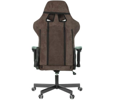 Кресло БЮРОКРАТ Кресло игровое Zombie VIKING KNIGHT Fabric темно-коричневый Light-10 с подголов. крестовина металл