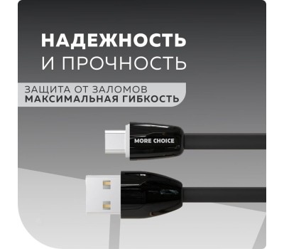 АЗУ MORE CHOICE (4627151191379) AC22m 2USB 2.4A для micro USB Black