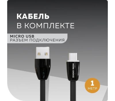 АЗУ MORE CHOICE (4627151191379) AC22m 2USB 2.4A для micro USB Black