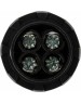 REXANT (36-5532) EB22 КНОПКА ВОЗВРАТНАЯ NO+NC 230 В, ЖЕЛТАЯ