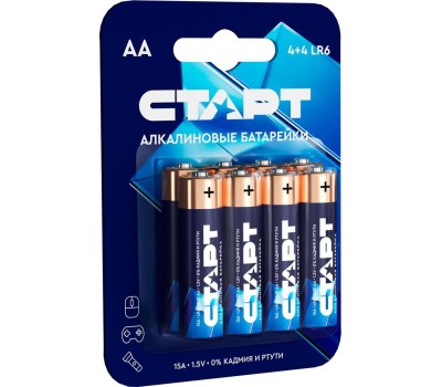 Алкалиновая батарейка СТАРТ (19207) LR6-BL8 N