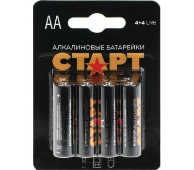 Алкалиновая батарейка СТАРТ (19207) LR6-BL8 N