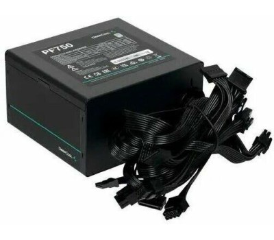 Блок питания DEEPCOOL Блок питания PF750 80+ (ATX 2.4 750W, PWM 120mm fan, 80 PLUS, Active PFC) RET