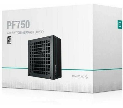 Блок питания DEEPCOOL Блок питания PF750 80+ (ATX 2.4 750W, PWM 120mm fan, 80 PLUS, Active PFC) RET