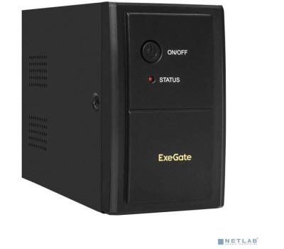 EXEGATE EX292774RUS ИБП SpecialPro UNB-800.LED.AVR.4C13.RJ.USB <800VA/480W, LED, AVR, 4*C13, RJ45/11, USB, металлический корпус, Black>