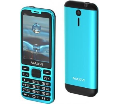 Телефон мобильный MAXVI X10i Aqua Blue