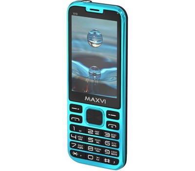 Телефон мобильный MAXVI X10i Aqua Blue
