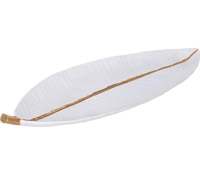 Блюдо LEFARD 248-083 LEAF БЕЛЫЙ 39*16,5*4см