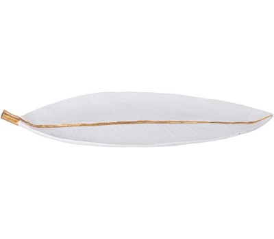 Блюдо LEFARD 248-083 LEAF БЕЛЫЙ 39*16,5*4см