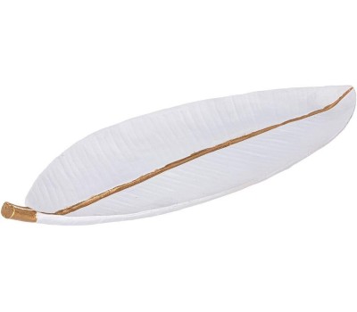 Блюдо LEFARD 248-083 LEAF БЕЛЫЙ 39*16,5*4см