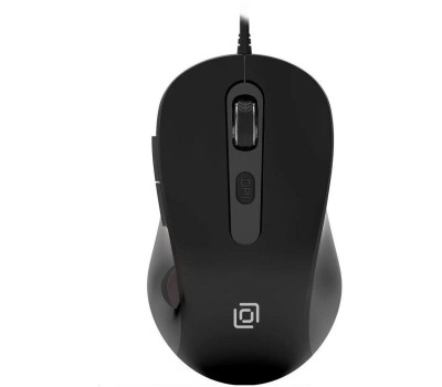 Мышь OKLICK Мышь Оклик 211M черный оптическая 2400dpi USB для ноутбука 6but