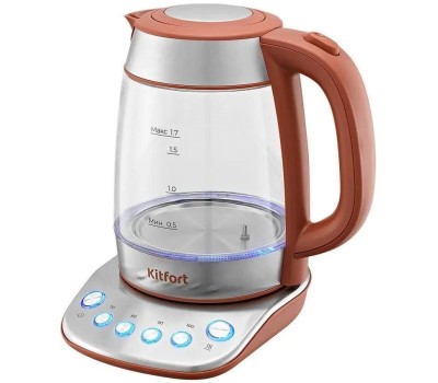 KITFORT Чайник электрический КТ-6787, 1.7л, металл