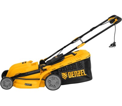 Газонокосилка электрическая DENZEL Газонокосилка электрическая GMC-1800, шир. 38см, 1800 Вт, 6 уров., травосб. 35 л//