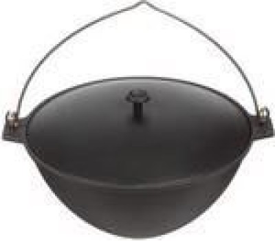 КАМСКАЯ ПОСУДА к41д чугунный с дужкой с алюминиевой крышкой 4л