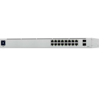 UBIQUITI USW-16-POE PoE-коммутатор в стойку, 16х 1G RJ45, 2х SFP, раздача 42 Вт