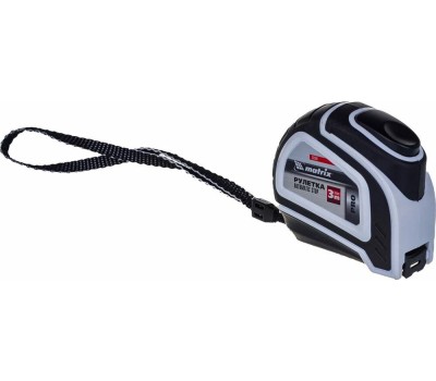 Рулетка MATRIX Рулетка Autostop,3 м х 16 мм,двухкомпонентный корпус,автоматическая фиксация,Pro 32550