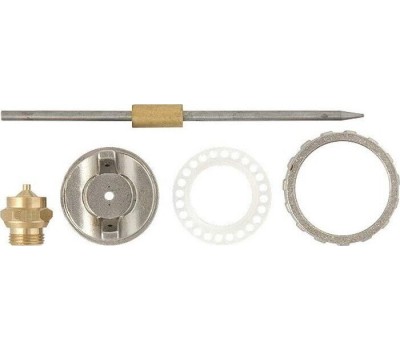 Ремкомплект MATRIX Ремкомплект для краскораспылителя 4 предмета : сопло 1.5 мм + игла + форсунка + зажим сопло 57382