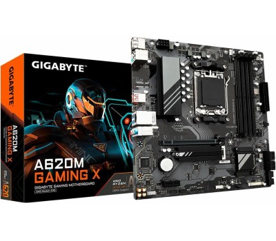 Материнская плата GIGABYTE Материнская плата A620M GAMING X, Socket AM5, AMD A620, mATX, Ret