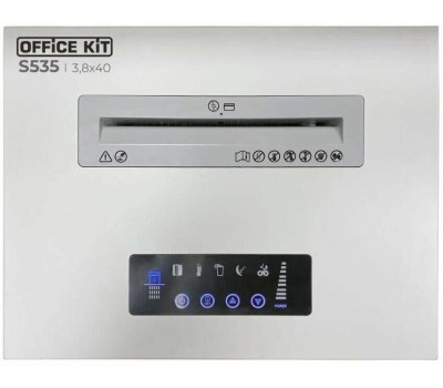 OFFICE KIT Уничтожитель бумаг S535 3,8x40, P-4, 3.9х40 мм, 35 лист. одновременно, 50л [ok3840s535]