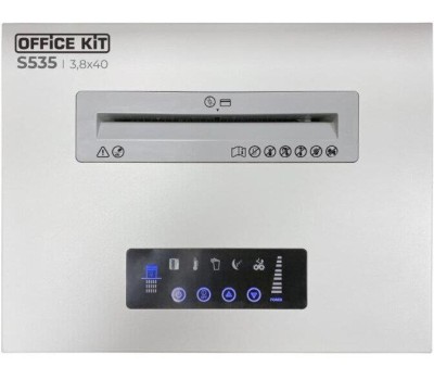 OFFICE KIT Уничтожитель бумаг S535 3,8x40, P-4, 3.9х40 мм, 35 лист. одновременно, 50л [ok3840s535]